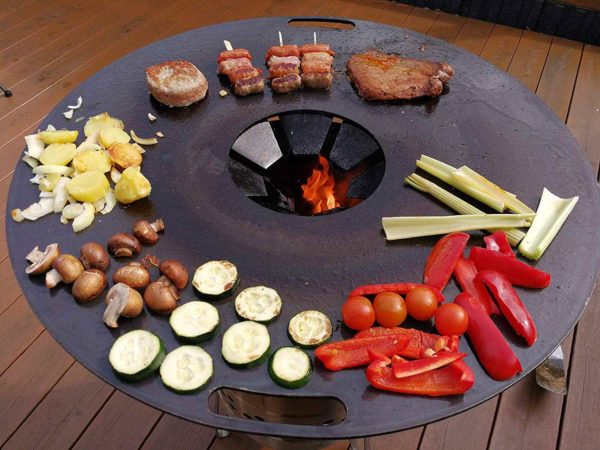 Garten Feuerplatte zum Grillen