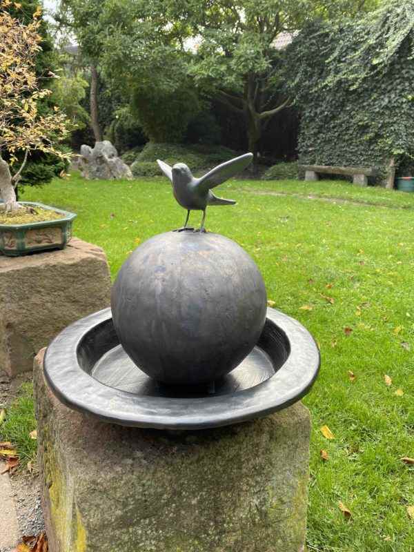 Kleiner schöner Garten Wasserbrunnen aus Kupfer